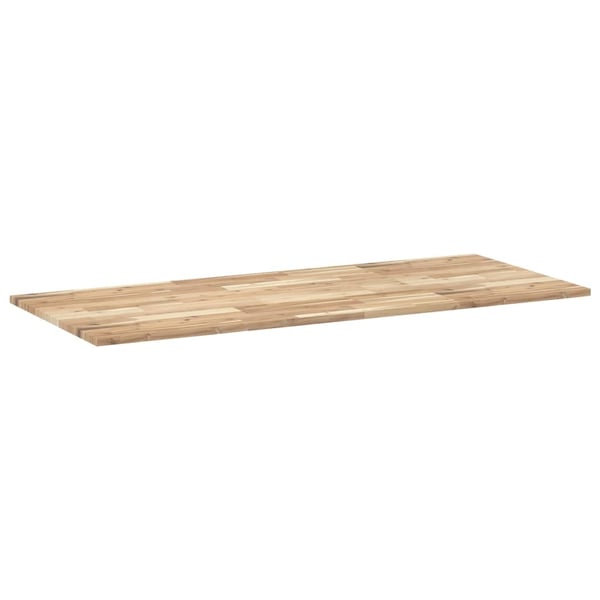 vidaXL Bordplate ubehandlet 120x60x2 cm heltre akasie