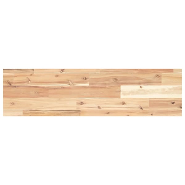 vidaXL bordplade 100x20x2 cm rektangulær massivt akacietræ
