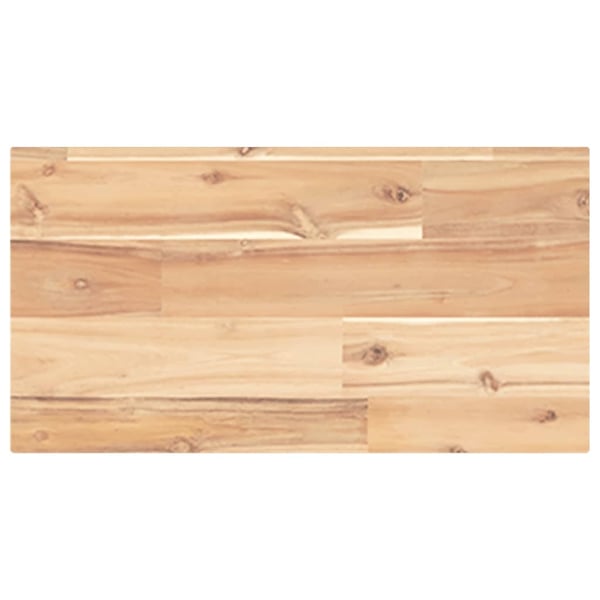 vidaXL Bordplate 60x20x2 cm rektangulær heltre akasie