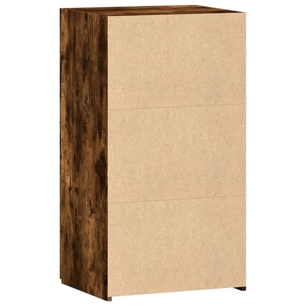 vidaXL skab 50x42,5x93 cm konstrueret træ røget egetræsfarve