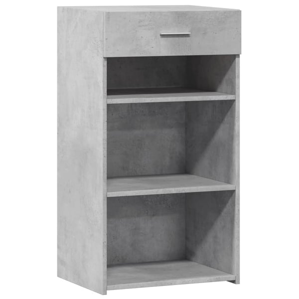 vidaXL Skjenk betonggrå 50x42,5x93 cm konstruert tre