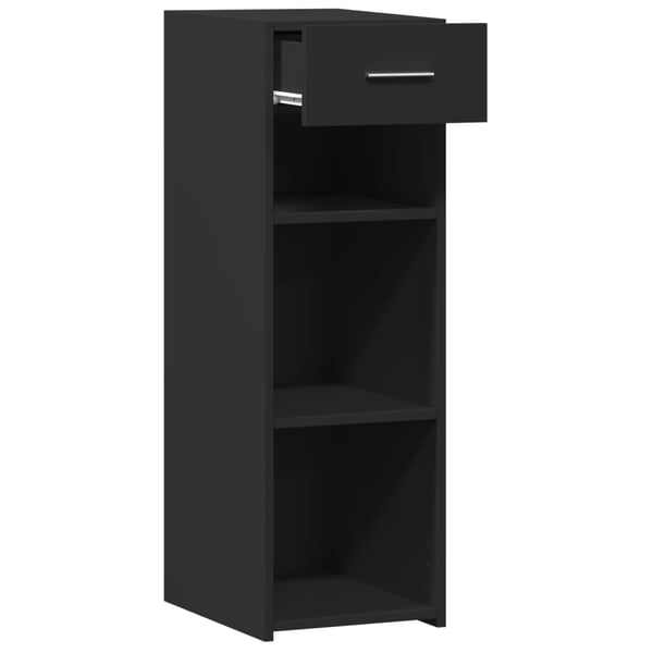 vidaXL skab 30x42,5x93 cm konstrueret træ sort