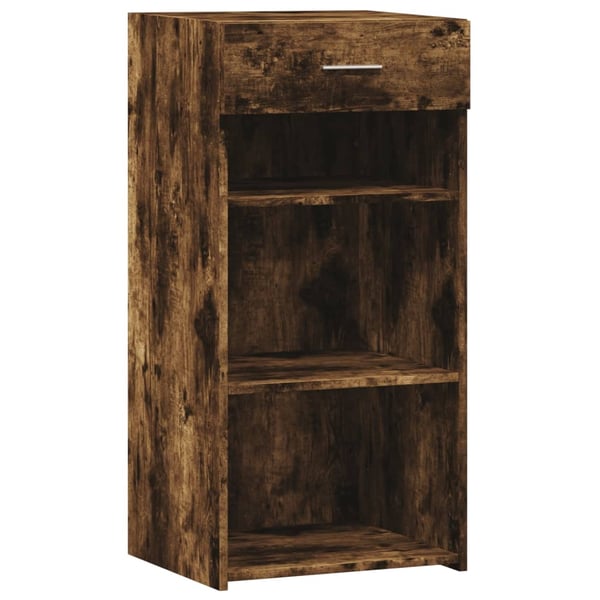 vidaXL skab 45x42,5x93 cm konstrueret træ røget egetræsfarve