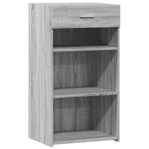 vidaXL Skjenk grå sonoma 50x42,5x93 cm konstruert tre