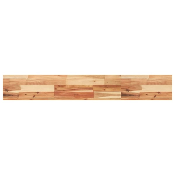 vidaXL Flytende hyller 3 stk 140x20x4 cm oljebehandlet heltre akasie