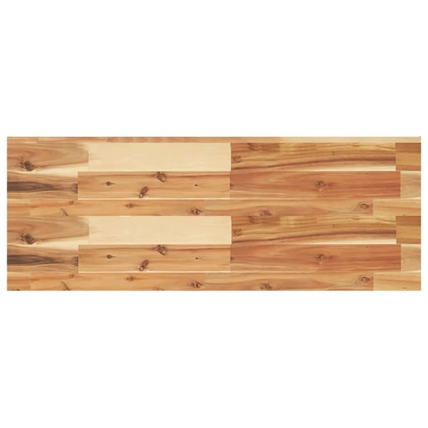 vidaXL Svävande hyllor 4 st 100x30x4 cm behandlat massivt akaciaträ