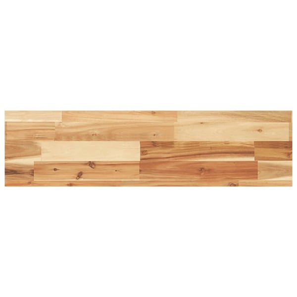 vidaXL Flytende hylle 80x20x4 cm oljebehandlet heltre akasie