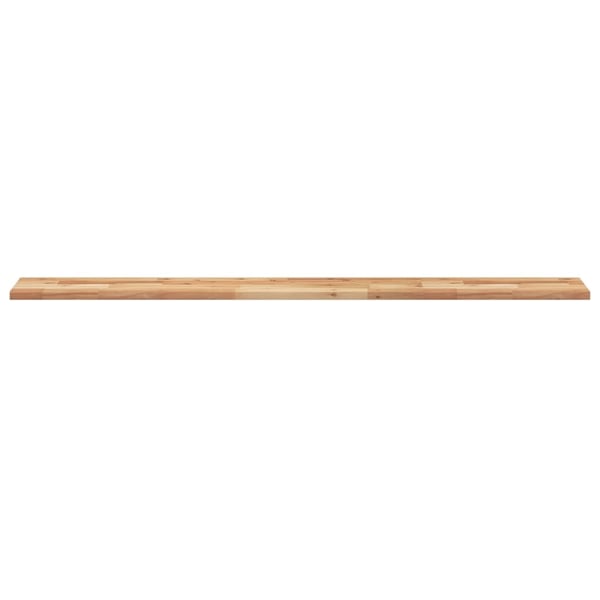 vidaXL Flytende hylle 120x20x2 cm oljebehandlet heltre akasie