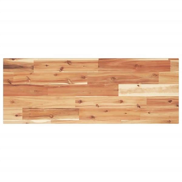 vidaXL Flytende hylle 100x30x2 cm oljebehandlet heltre akasie