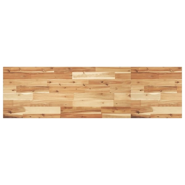 vidaXL Flytende hyller 4 stk 120x40x2 cm oljebehandlet heltre akasie