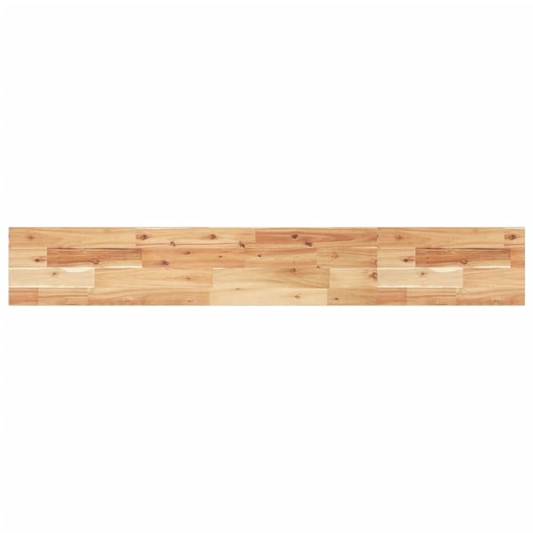 vidaXL Flytende hyller 4 stk 120x20x2 cm oljebehandlet heltre akasie