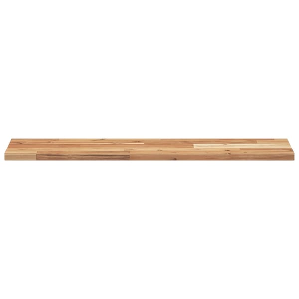 vidaXL Svävande hyllor 4 st 80x20x2 cm behandlat massivt akaciaträ