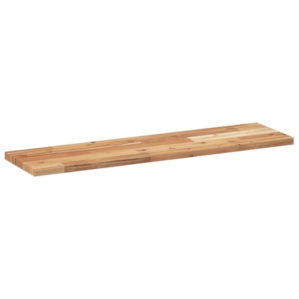 vidaXL Svävande hyllor 4 st 80x20x2 cm behandlat massivt akaciaträ