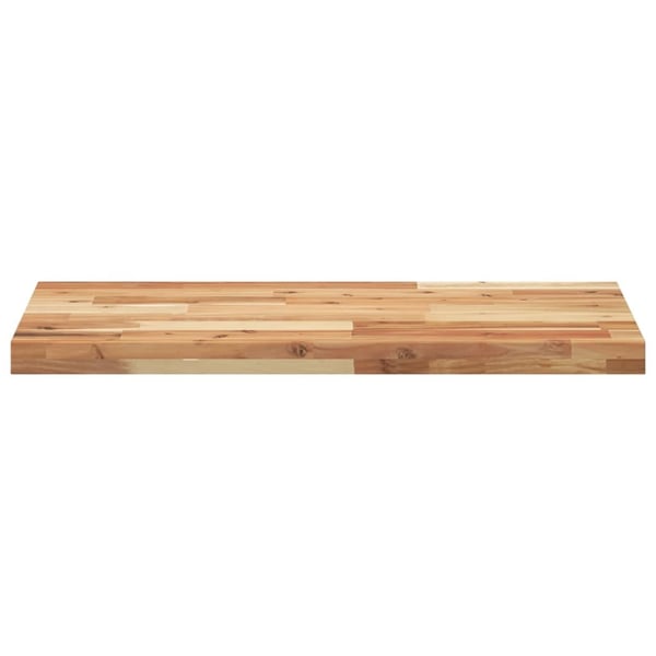 vidaXL Flytende hylle 80x40x4 cm oljebehandlet heltre akasie