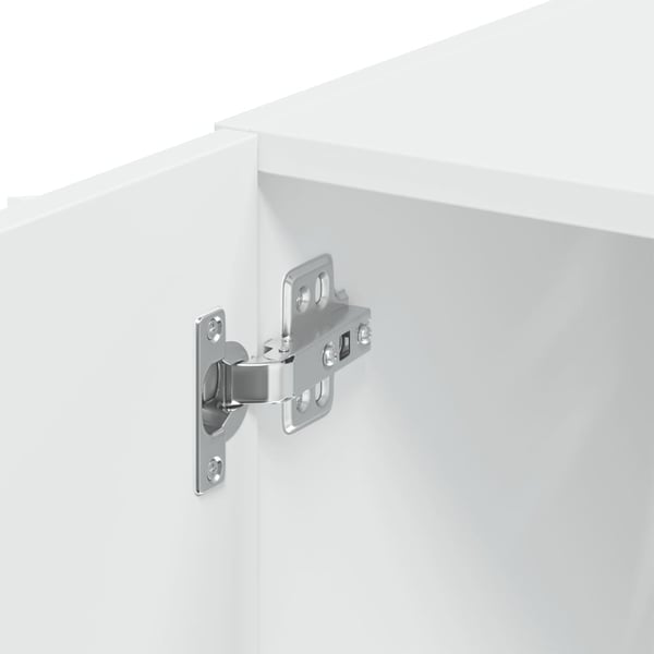 vidaXL Veggskap hvit 30x42,5x40 cm konstruert tre