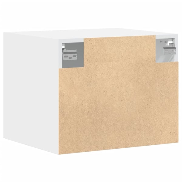 vidaXL Veggskap hvit 50x42,5x40 cm konstruert tre