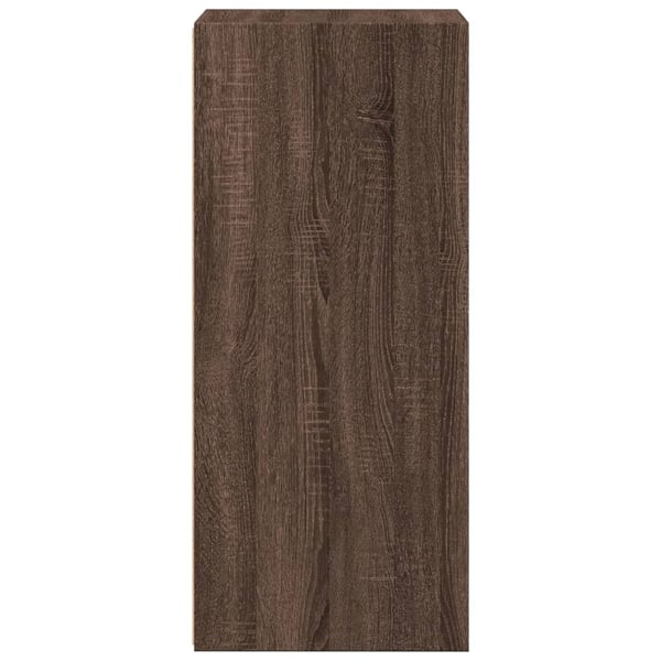 vidaXL Skjenk brun eik 40x41x93 cm konstruert tre