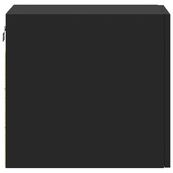 vidaXL Veggskap svart 30x42,5x40 cm konstruert tre