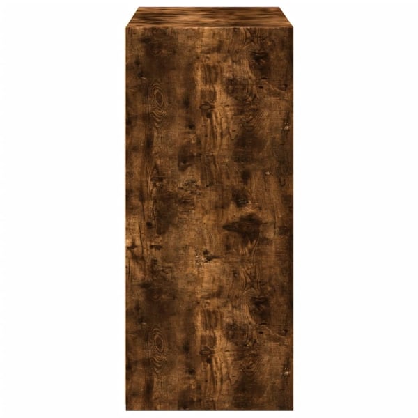 vidaXL Skjenk røkt eik 70x41x93 cm konstruert tre