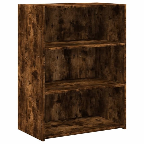 vidaXL Skjenk røkt eik 70x41x93 cm konstruert tre