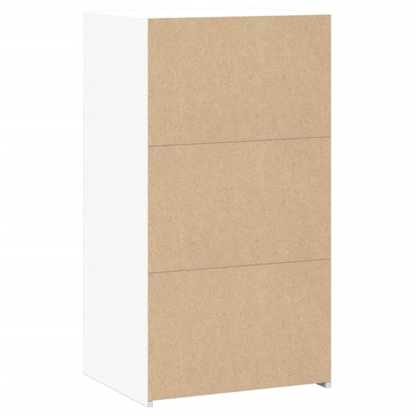 vidaXL Skjenk hvit 50x41x93 cm konstruert tre
