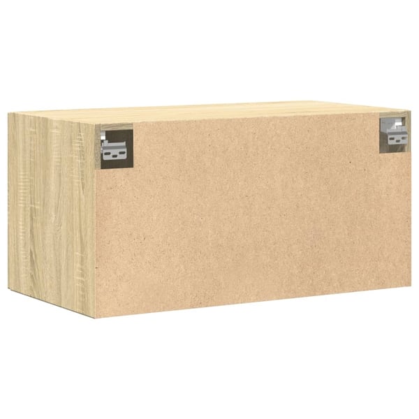 vidaXL Veggskap sonoma eik 80x42,5x40 cm konstruert tre