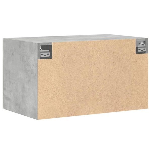 vidaXL Veggskap betonggrå 70x42,5x40 cm konstruert tre