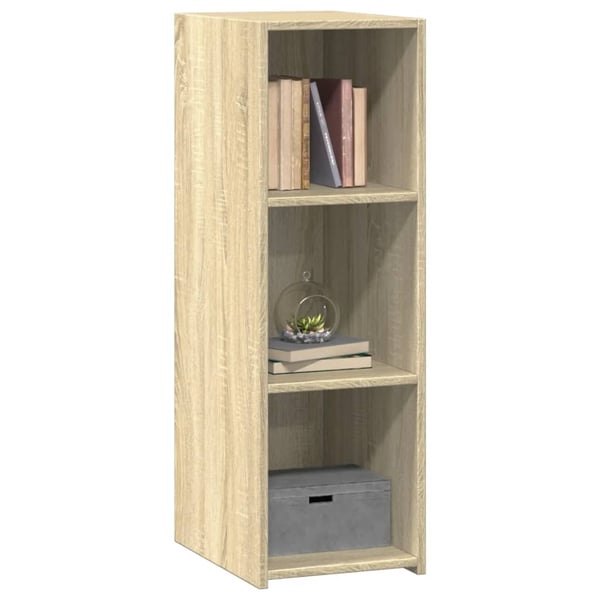 vidaXL Skjenk sonoma eik 30x41x93 cm konstruert tre