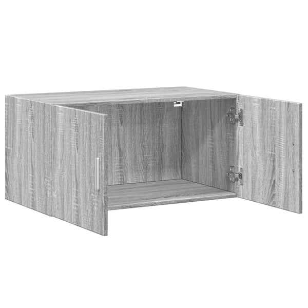 vidaXL Veggskap grå sonoma 80x42,5x40 cm konstruert tre