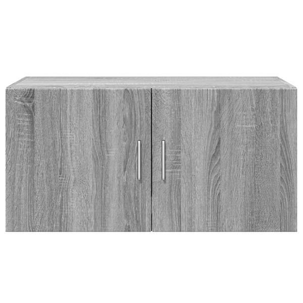 vidaXL Veggskap grå sonoma 80x42,5x40 cm konstruert tre