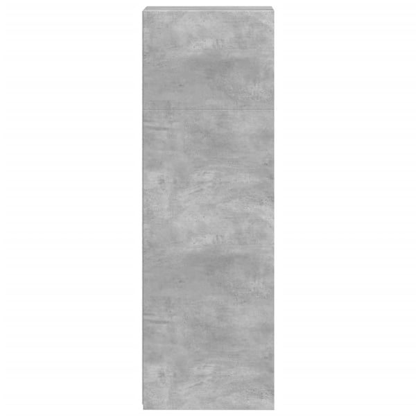 vidaXL Hylle betonggrå 30x41x124 cm konstruert tre