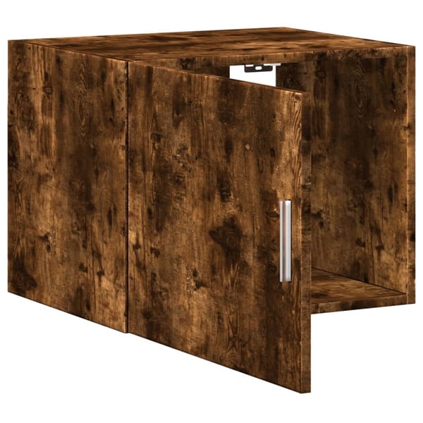 vidaXL Veggskap røkt eik 50x42,5x40 cm konstruert tre
