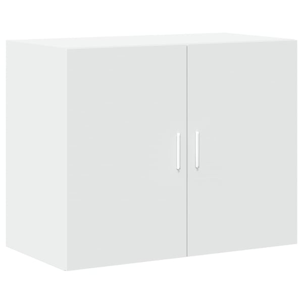 vidaXL Veggskap hvit 80x42,5x64 cm konstruert tre