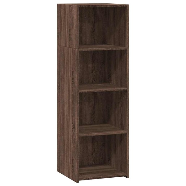 vidaXL Hylle brun eik 40x41x124 cm konstruert tre