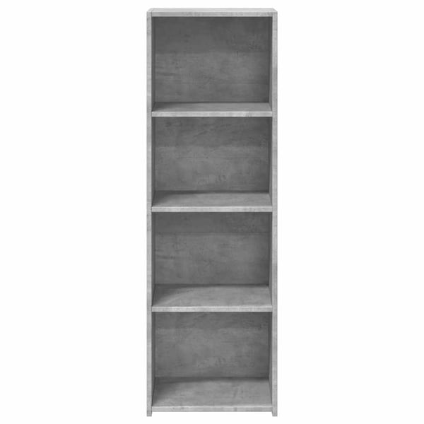 vidaXL Hylle betonggrå 40x41x124 cm konstruert tre