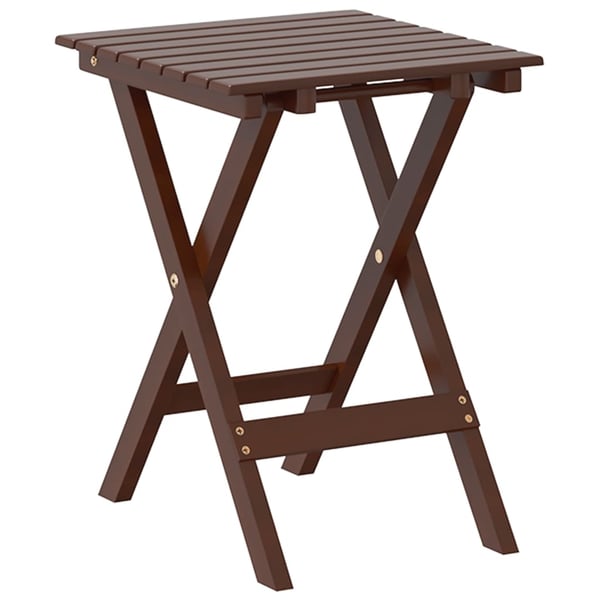 vidaXL sidebord foldbart massivt poppeltræ brun