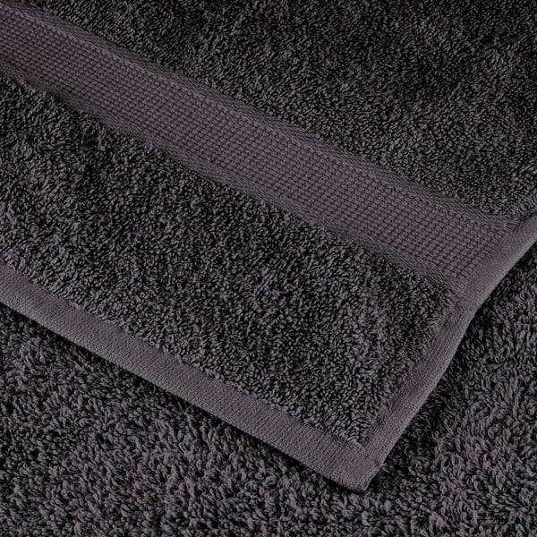 vidaXL Premium dusjhåndklær SOLUND 2 stk antrasitt 70x140 cm 600gsm