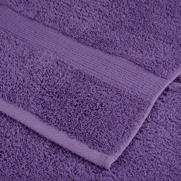 vidaXL Premium håndklær SOLUND 4 stk lilla 100x200 cm 600 g/m2