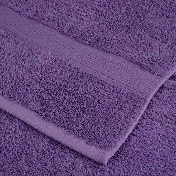 vidaXL Premium gjestehåndklær SOLUND 4 stk lilla 30x50 cm 600 g/m2