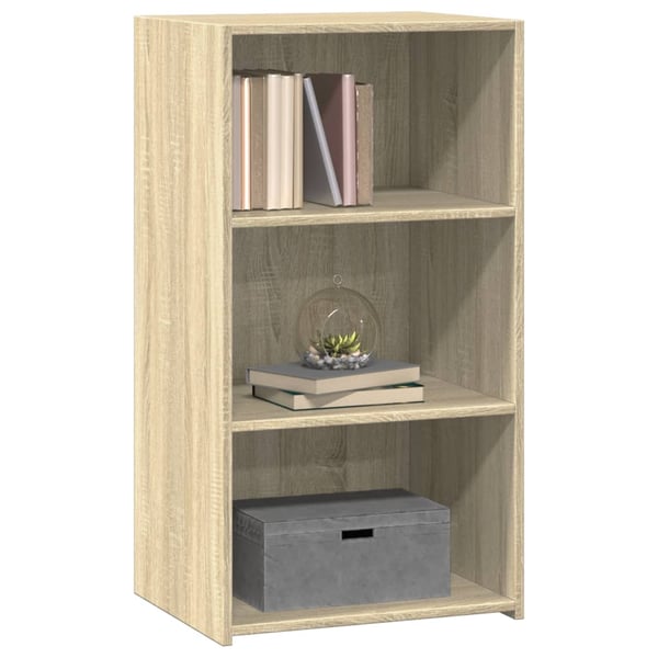 vidaXL Skjenk sonoma eik 50x41x93 cm konstruert tre