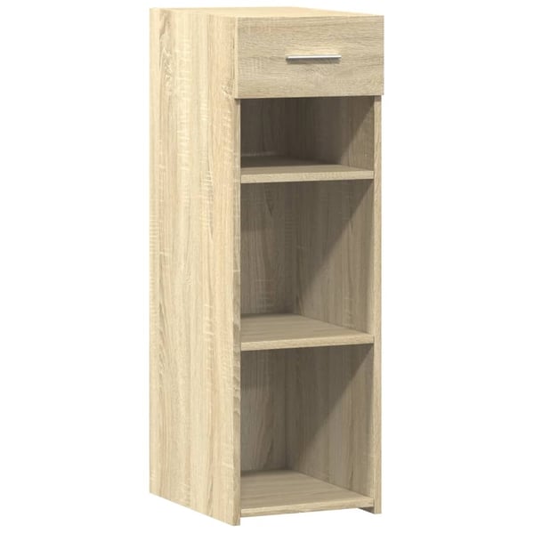 vidaXL Skjenk sonoma eik 30x42,5x93 cm konstruert tre