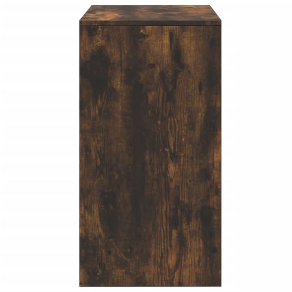 vidaXL Sminkebord med krakk røkt eik 60x40x113,5 cm