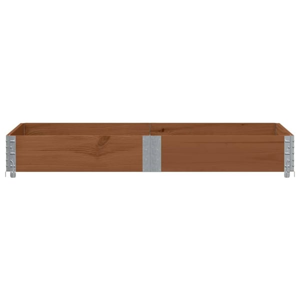 vidaXL Plantekasse brun 150x100 cm heltre furu