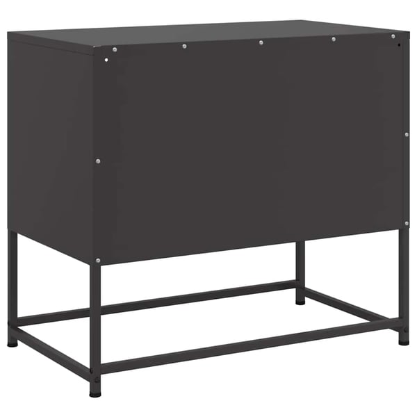 vidaXL tv-bord 68x39x60,5 cm stål sort