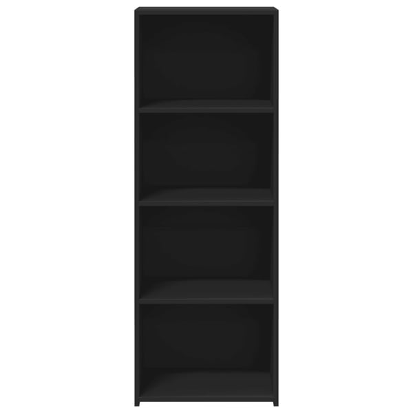vidaXL reol 45x41x124 cm konstrueret træ sort
