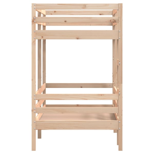 vidaXL Køyeseng uten madrass 90x190 cm heltre furu