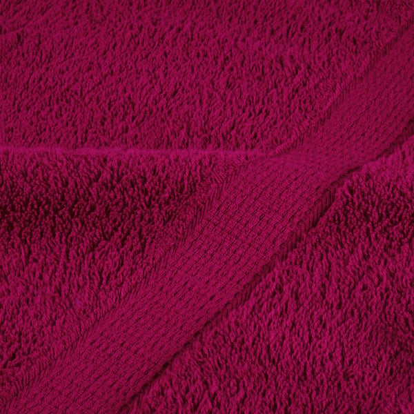 vidaXL Premium gjestehåndklær SOLUND 2 stk burgunder 30x50 cm 600gsm