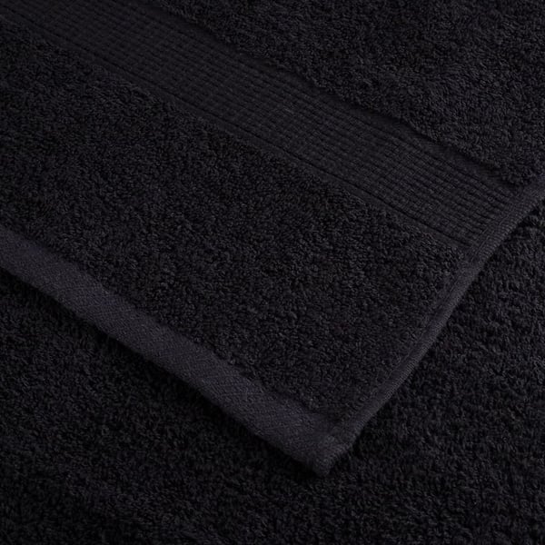 vidaXL Premium håndklær SOLUND 10 stk svart 50x100cm 600 g/m2