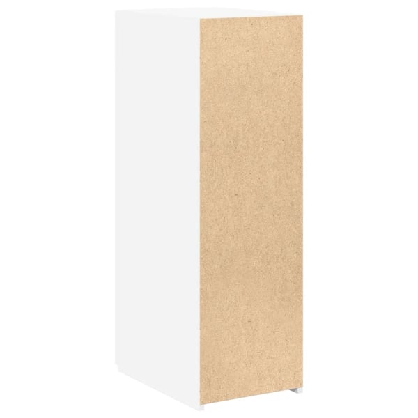 vidaXL Skjenk hvit 30x42,5x93 cm konstruert tre
