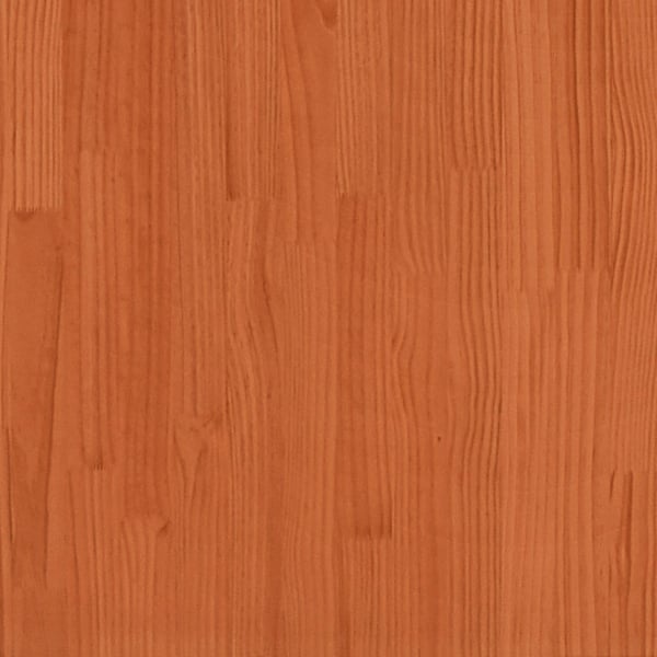 vidaXL tredobbelt køjeseng 90x190 cm massivt fyrretræ voksbrun